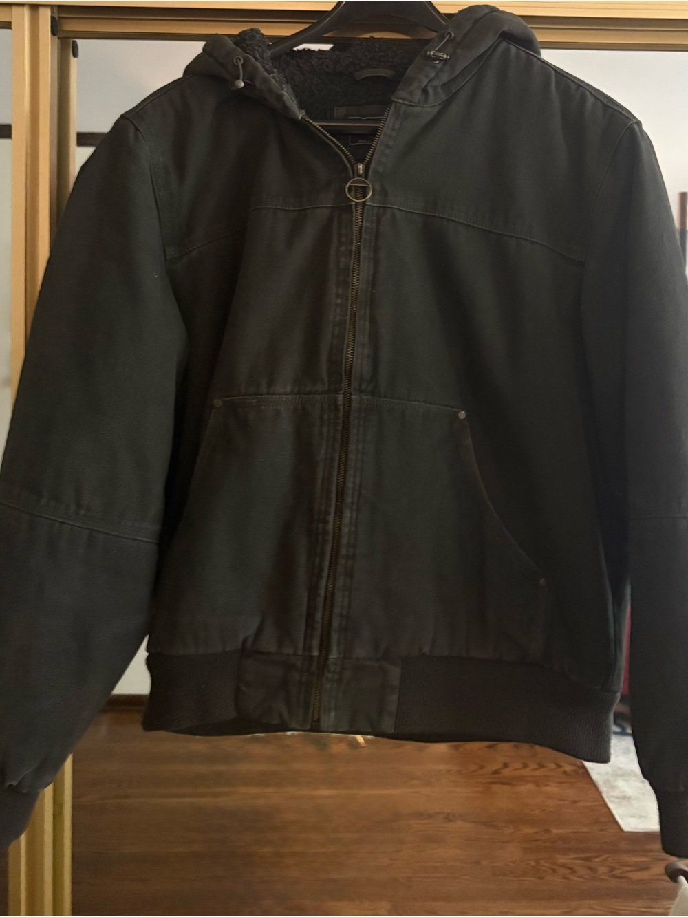 Spyder Black Quilted Chevron Long Puffer Jacket - Picture 4 of 4